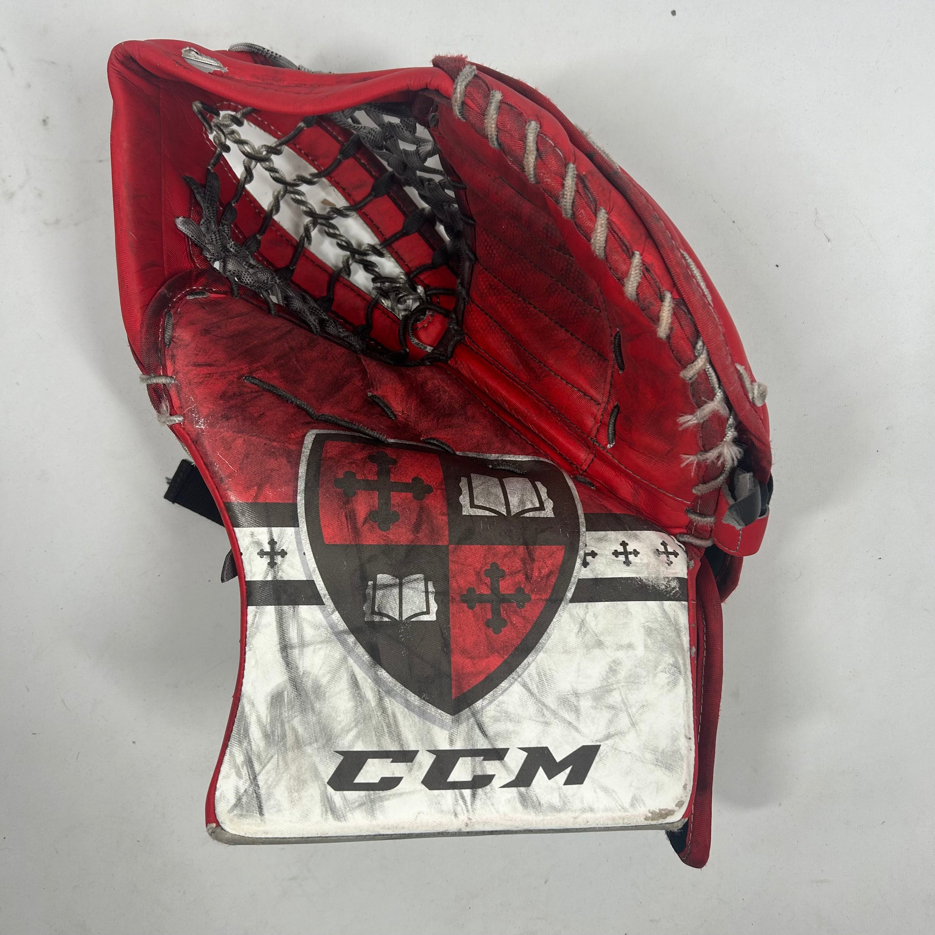CCM Extreme Flex 5 - Gant de gardien d'occasion (rouge/blanc)